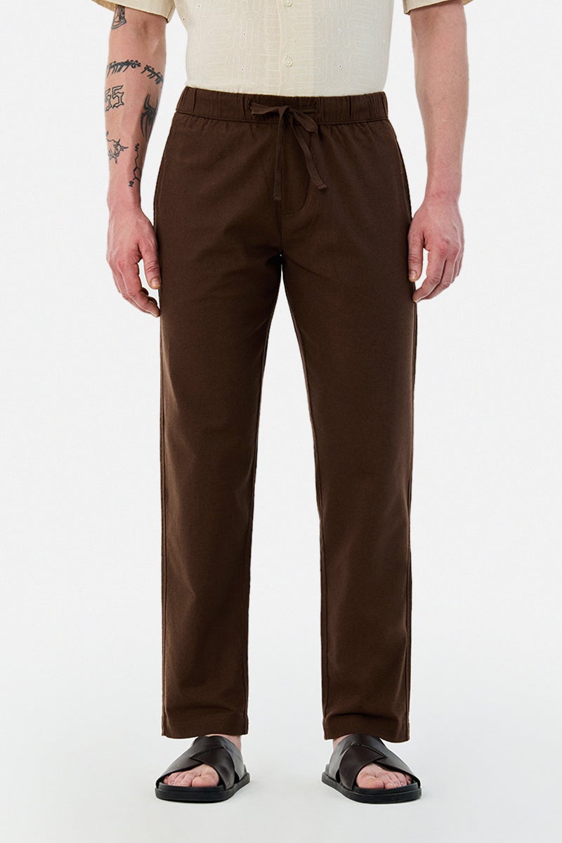 SNITCH Linen Blend Baggy Trousers - Image 4
